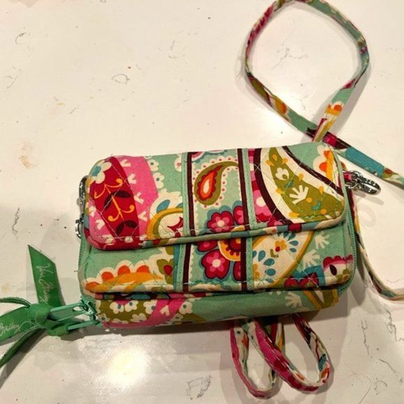 Vera Bradley Handbags - Vera Bradley All-in-One Wallet Wristlet Crossbody